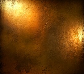 Fototapete - a textured, dark brown background with a warm, golden glow from the top left corner, creating a sense of depth and dimension