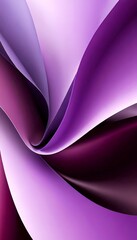 Poster - a close-up view of abstract purple and pink shapes overlapping each other, creating a dynamic and visually striking composition