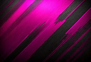 Leinwandbilder - a diagonal pattern of vertical lines in varying shades of pink and black, creating a dynamic and visually striking composition