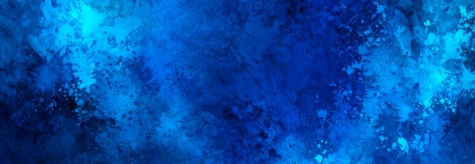 Fototapete - a textured blue background with splashes of color and a sense of movement, creating an abstract and dynamic visual effect