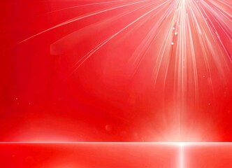 Fototapete - a vibrant pink background with a radiant sunburst pattern, creating a warm and inviting atmosphere