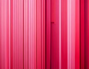 Leinwandbilder - a vertical arrangement of pink and red vertical stripes, creating a visually striking and abstract pattern