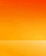 Leinwandbilder - a gradient of warm colors, transitioning from a deep orange at the top to a lighter yellow at the bottom The gradient fills the entire frame, creating a sense