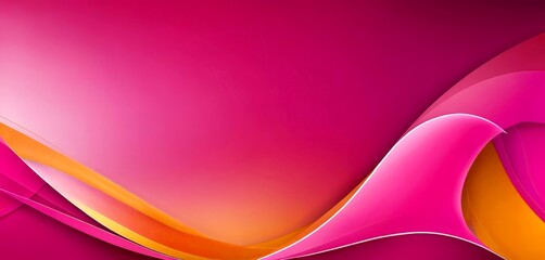Aufkleber - a vibrant abstract composition with a gradient of pink and orange hues, creating a dynamic and visually striking effect