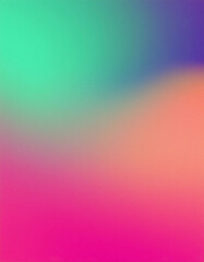 Poster - Abstract Gradient Background in Teal, Purple, Orange, and Pink