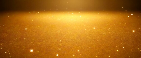 Aufkleber - a close-up view textured surface with a golden hue, speckled with small white dots that appear to be glittering or sparkling