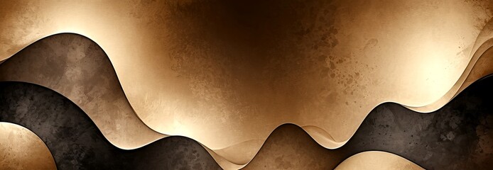 Leinwandbilder - a textured abstract background with a gradient of brown and black tones, creating a sense of depth and movement