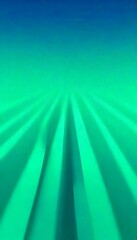Leinwandbilder - a gradient background transitioning from a deep blue at the top to a lighter green at the bottom, with a central line of green radiating outwards
