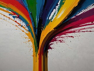 Wall Mural - abstract colorful background