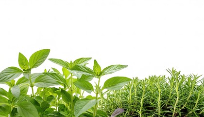 Herbs are a widely distributed and widespread group of plants with savory or aromatic properties that are used for flavoring and garnishing food, for medicinal purposes, or for fragrances