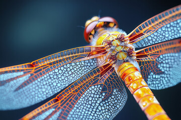 Aufkleber - Close-up of a dragonflyâ€™s wings,
