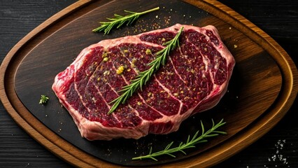 Sticker -  Deliciously cooked steak ready to be savored