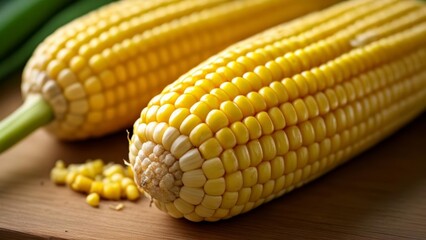 Wall Mural -  Freshly harvested corn ready for a delicious meal