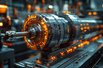 Poster - a predictive maintenance ai monitoring machinery to prevent breakdowns and minimize downtime. concep
