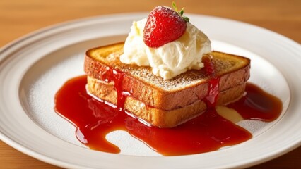 Poster -  Delicious French toast with a twist