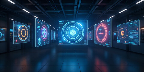 High Tech Floating Screens
