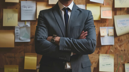 Wall Mural - A business leader discussing how to create a personal brand that aligns with professional goals and values.