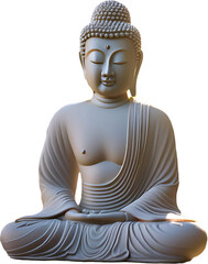 buddha statue isolated