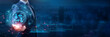 Businessman holds a global structure in B2B network technology to enhance collaboration among companies, fostering innovation and efficiency, while creating strategic partnerships that enable access.