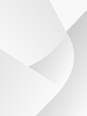 Wall Mural - White color gradient geomatric shape background design