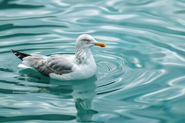 seagull on the water