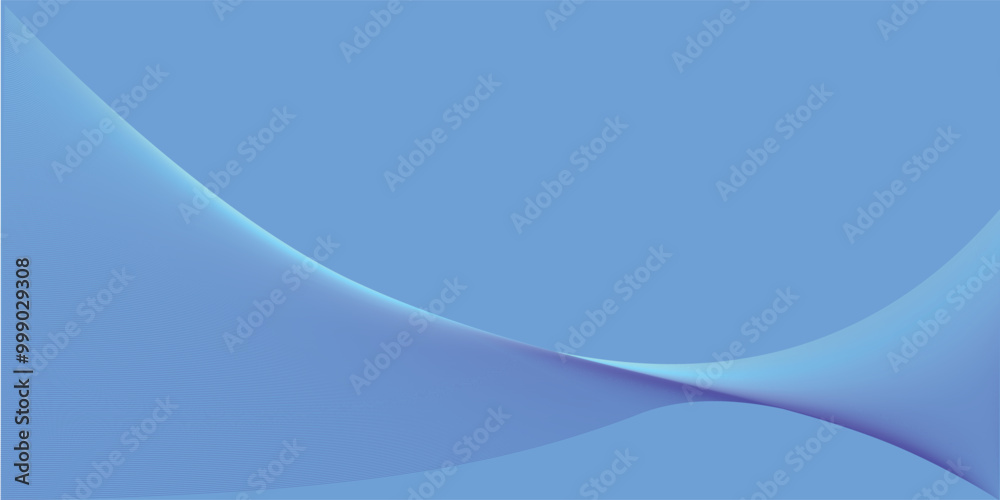 Abstract blue wave background, light blue background, fluid template ...