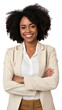 © Rawpixel.com - PNG Black business woman portrait smiling adult.