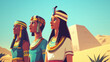 © ntazia - Illustration Background of Egyptian native day. Suitable for use in Egyptian native day events in Egypt, high resolution with very clear details