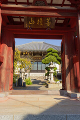 temple gate at tokyo