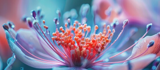 Wall Mural - Flower Macro Closeup