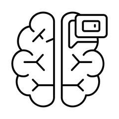 Sticker - brain