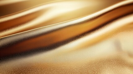 Wall Mural - A gold fabric with a shiny texture