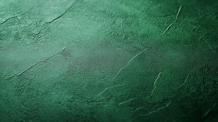 Canvas Print - A green wall with a textured surface