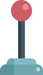 Poster - this arcade joystick is waiting to be grabbed by a player eager to win the game