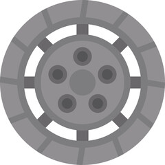 Poster - Car clutch disc with pressure plate replacing automobile transmission component ensuring smooth gear changes