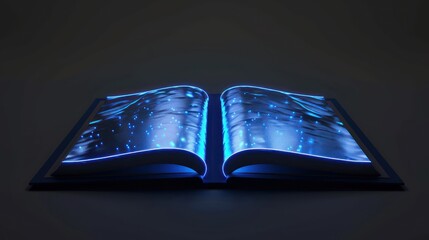 Glowing Book of Knowledge