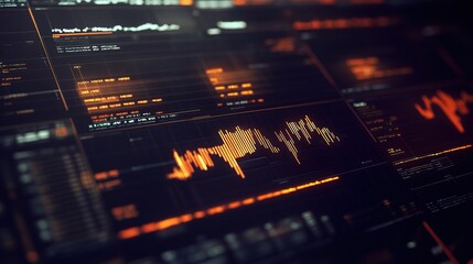 Poster - Digital Data Visualization with Vibrant Graphs