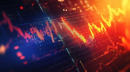 Poster - Abstract Financial Data Visual Representation