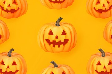 Poster - halloween jack o lantern festive illustration	