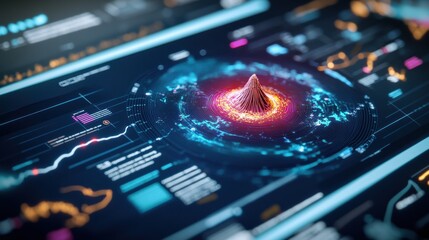 Poster - Digital Volcano Visualization with Data Analytics Elements