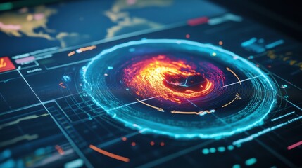 Poster - Visualization of Data in Circular Graphic Interface