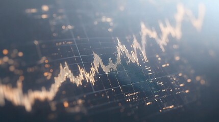 Poster - abstract digital data visualization concept