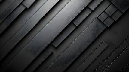 Wall Mural - Abstract Geometric Pattern with Black and Gray Stripes