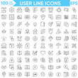 © Arslan - Users line icons vector and illustrator set