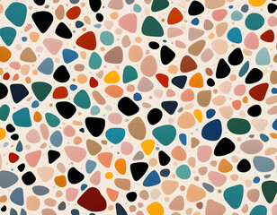 Poster - Colorful Classic Terrazzo Texturae background