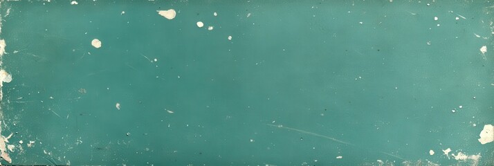 Poster - Teal Green Background with Subtle Scratches and Marks