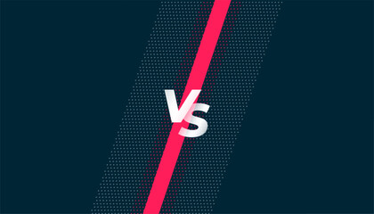 Wall Mural - nice versus vs championship poster for tournament match