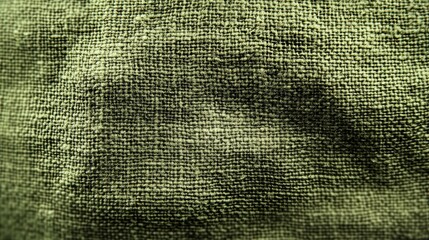 Poster - Olive Green Fabric Texture Background