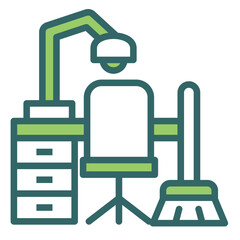 Wall Mural - Cleaning Icon