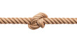 © CrazyJuke - A detailed closeup of a twisted rope knot on a clean white background, symbolizing strength and security in design.